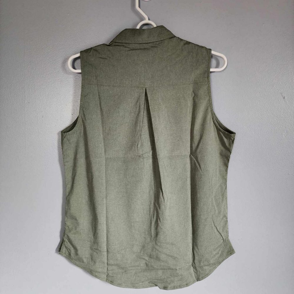 NWT The American Outdoorsman Olive Green SPF/Cool+ Technology Tank - Picture 2 of 5